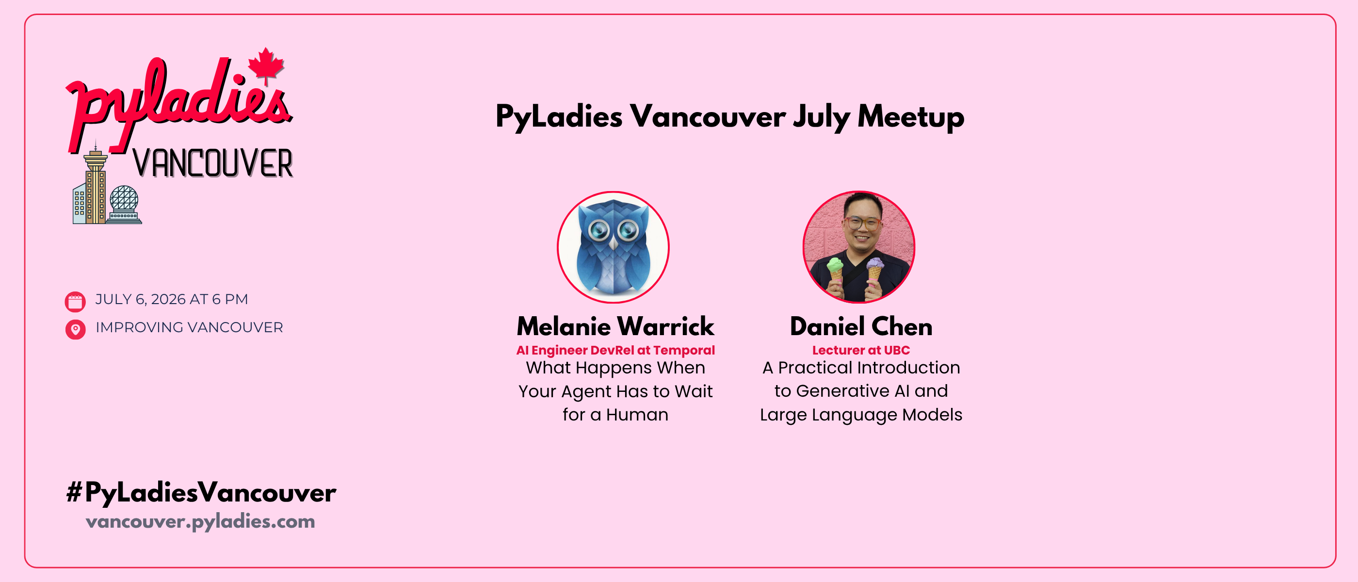 July Meetup: AI Agents and LLMs, Plus Python and PyLadies News